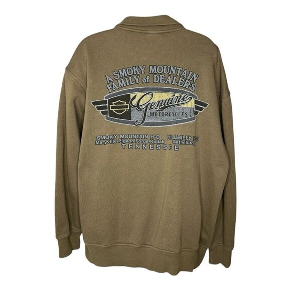 Harley Davidson Men’s XL Full Zip Smoky Mountain Hillbilly HD Sweatshirt - Picture 4 of 7
